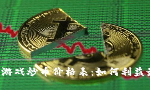 区块链游戏炒币价格表：如何利益最大化？