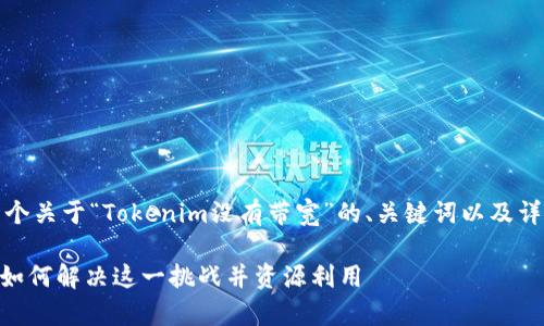 当然可以，下面是一个关于“Tokenim没有带宽”的、关键词以及详细内容的框架示例。

Tokenim没有带宽：如何解决这一挑战并资源利用
